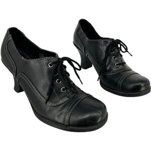 Vintage y2k Women's Black MUDD Floppy Mary Jane Heel Pumps Oxford Shoes 8.5M